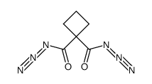 cyclobutane-1,1-dicarbonyl azide结构式