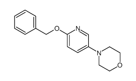 4-(6-(benzyloxy)pyridin-3-yl)morpholine Structure