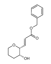 benzyl (2E)-3-[(2R,3R)-tetrahydro-3-hydroxy-2H-pyran-2-yl]-2-propenoate结构式