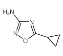 5-环丙基-1,2,4-噁二唑-3-胺结构式