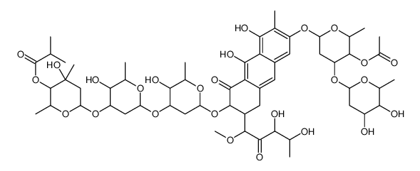 demethylchromomycin A2结构式