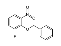 1-fluoro-3-nitro-2-phenylmethoxybenzene结构式