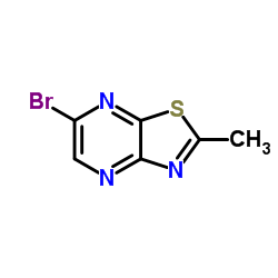 6-bromo-2-methylthiazolo[5,4-b]pyrazine Structure