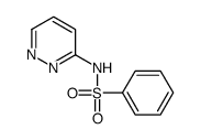 Benzenesulfonamide, N-3-pyridazinyl- (7CI) Structure