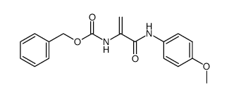 2-(((benzyloxy)carbonyl)amino)-N-(p-methoxyphenyl)acrylamide结构式