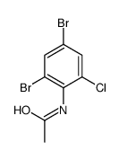 N-(2,4-dibromo-6-chlorophenyl)acetamide结构式