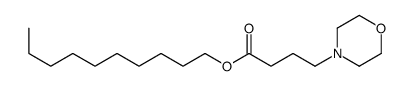 decyl 4-morpholin-4-ylbutanoate Structure