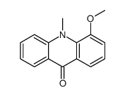 4-methoxy-N-methylacridin-9-one Structure