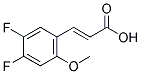 4,5-DIFLUORO-2-METHOXYCINNAMIC ACID picture
