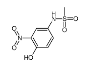 N-(4-hydroxy-3-nitrophenyl)methanesulfonamide结构式