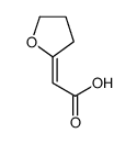 2-(oxolan-2-ylidene)acetic acid结构式