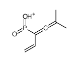 hydroxy-(5-methylhexa-1,3,4-trien-3-yl)-oxophosphanium Structure