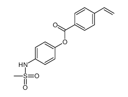 [4-(methanesulfonamido)phenyl] 4-ethenylbenzoate结构式