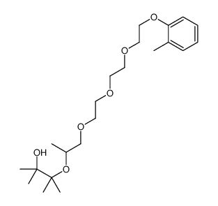 2,3-dimethyl-3-[1-[2-[2-[2-(2-methylphenoxy)ethoxy]ethoxy]ethoxy]propan-2-yloxy]butan-2-ol结构式