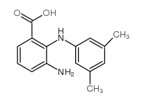 3-Amino-2-(3,5-dimethylphenylamino)benzoic acid Structure