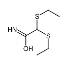 2,2-bis(ethylsulfanyl)acetamide结构式