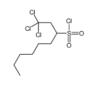 1,1,1-trichlorononane-3-sulfonyl chloride Structure