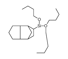 Silane, tributoxy(octahydro-4,7-methano-1H-inden-5-yl) Structure