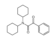 N,N-dicyclohexyl-2-oxo-2-phenylacetamide Structure