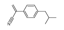 1-cyano-1-(4-isobutylphenyl)ethene Structure