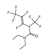 (E)-3,4,5,5,5-Pentafluoro-2-trifluoromethyl-pent-3-enoic acid diethylamide结构式