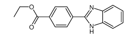 ethyl 4-(1H-benzimidazol-2-yl)benzoate结构式