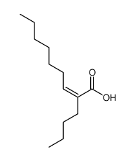 (Z)-2-Butyl-non-2-enoic acid Structure