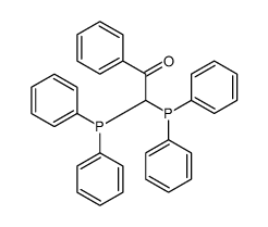 2,2-bis(diphenylphosphanyl)-1-phenylethanone结构式
