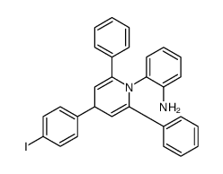 2-[4-(4-iodophenyl)-2,6-diphenyl-4H-pyridin-1-yl]aniline Structure