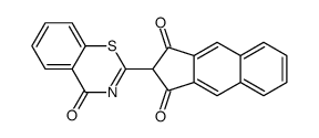 2-(4-oxo-1,3-benzothiazin-2-yl)cyclopenta[b]naphthalene-1,3-dione结构式