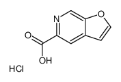 furo[2,3-c]pyridine-5-carboxylic acid,hydrochloride Structure