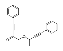 4-phenyl-1-(4-phenylbut-3-yn-2-yloxy)but-3-yn-2-one结构式