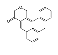 7,9-dimethyl-10-phenyl-1H-benzo[g]isochromen-4-one结构式