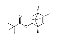 5-iodo-1,7,7-trimethylbicyclo[2.2.1]hept-5-en-2-yl pivalate结构式