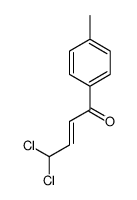 4,4-dichloro-1-(4-methylphenyl)but-2-en-1-one Structure