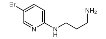2-N-(3-氨基丙基)-氨基-5-溴吡啶结构式