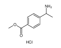 4-(1-Amino-ethyl)-benzoic acid methyl ester hydrochloride图片