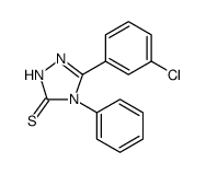 5-(3-CHLOROPHENYL)-4-PHENYL-1,2,4-TRIAZOLE-3-THIOL图片