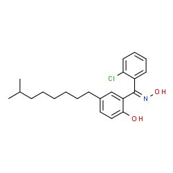 2'-chloro-2-hydroxy-5-isononylbenzophenone oxime结构式