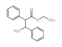 ethyl 2,3-diphenylbutanoate结构式