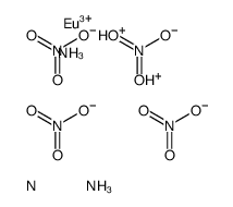 diazanium,europium(3+),pentanitrate结构式