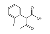 2-(2-fluorophenyl)-3-oxobutanoic acid Structure