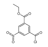 ethyl 3-(chlorocarbonyl)-5-nitrobenzoate结构式