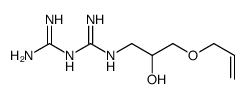 1-[3-allyloxy-2-hydroxypropyl]biguanide structure