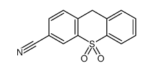 9H-thioxanthene-3-carbonitrile 10,10-dioxide结构式