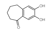 9,10-dihydroxybicyclo[5.4.0]undeca-7,9,11-trien-6-one structure