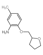 5-Methyl-2-(tetrahydro-2-furanylmethoxy)aniline结构式