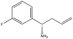(1S)-1-(3-FLUOROPHENYL)BUT-3-EN-1-AMINE结构式