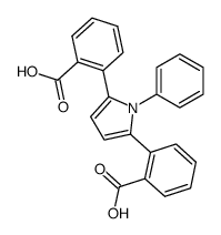 2,5-bis-(2-carboxy-phenyl)-1-phenyl-pyrrole Structure