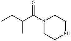 2-methyl-1-(piperazin-1-yl)butan-1-one structure